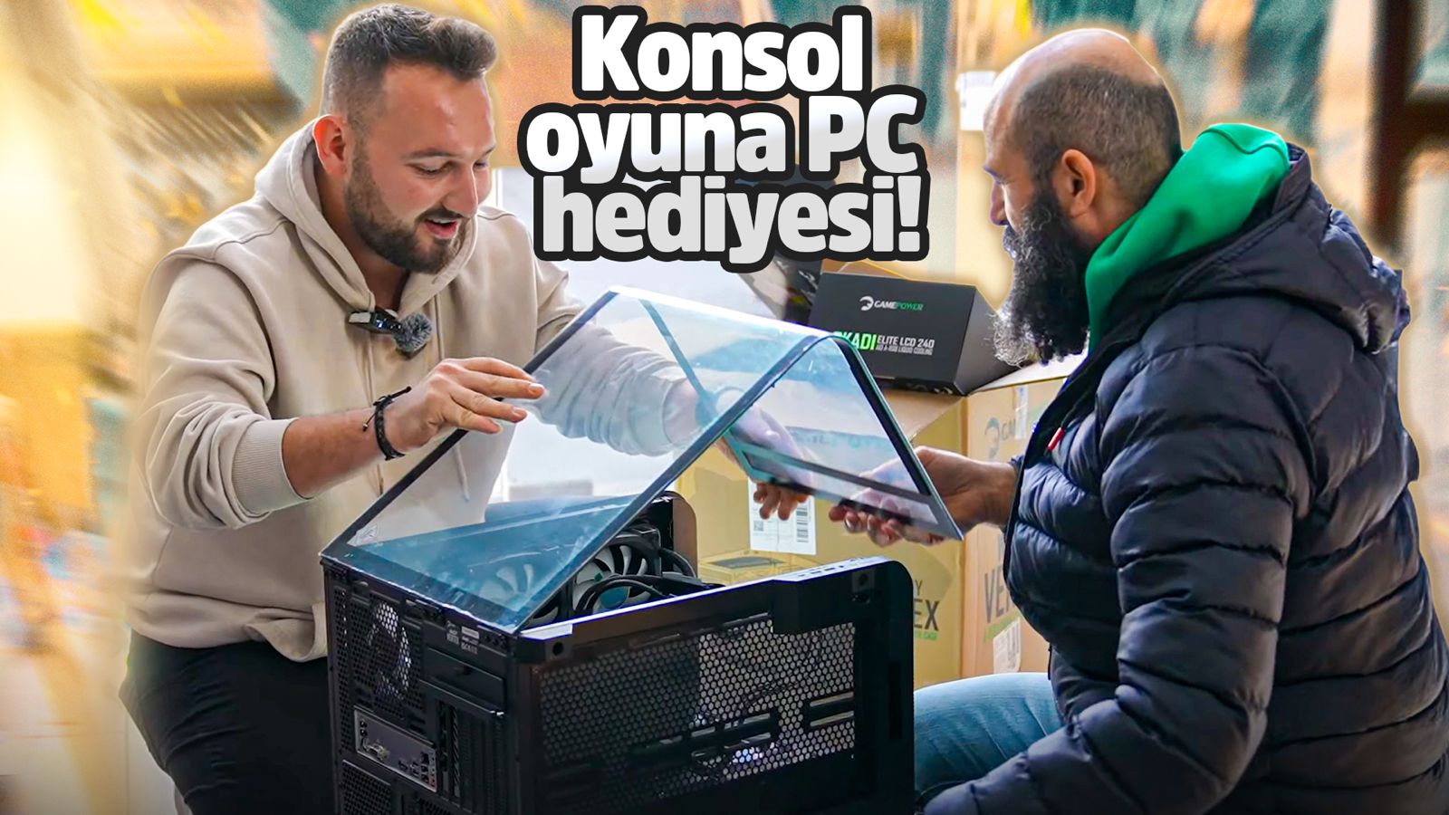 Konsol Oyuna sistem toplayip hediye ettim