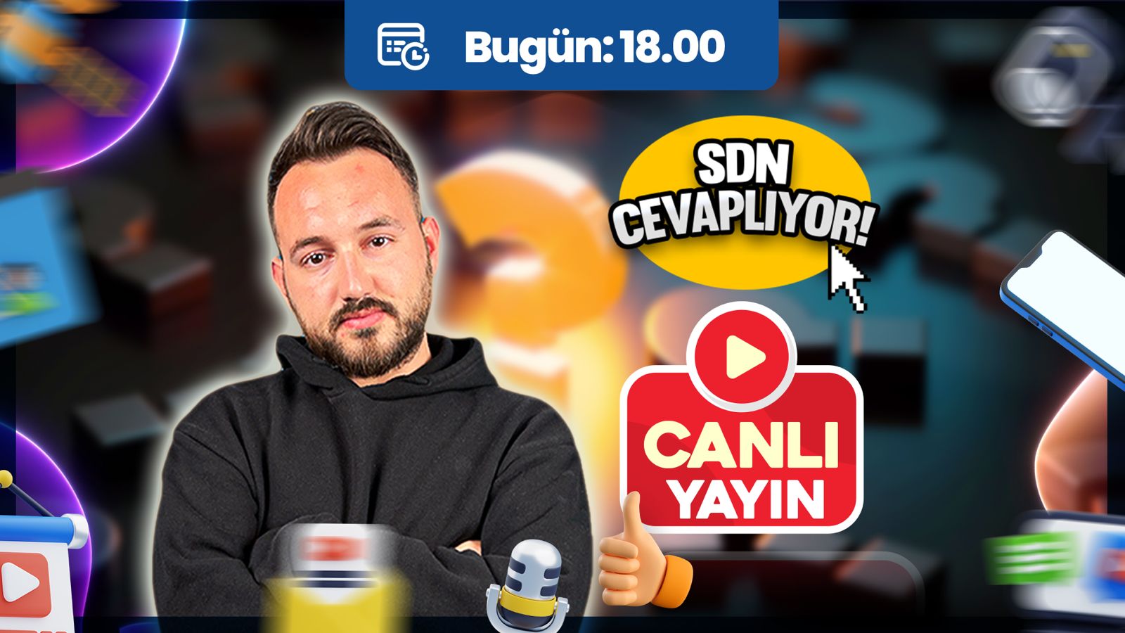 SDN Cevapliyor canli yayini bu aksam sizlerle