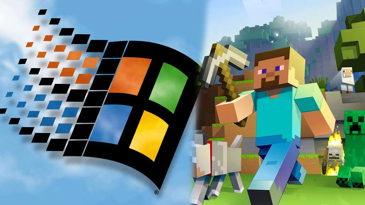 bir gelistirici minecraft windows 98 uyarladi 1