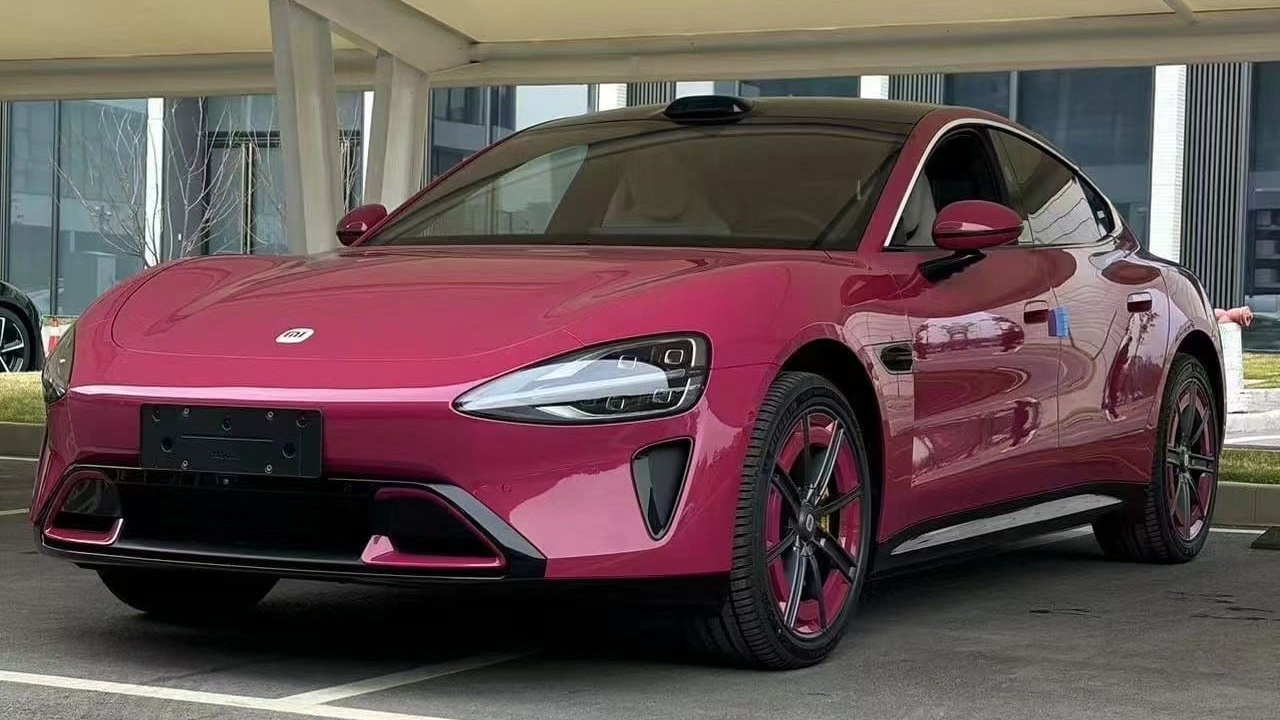 xiaomi su7 magenta pembe renk2