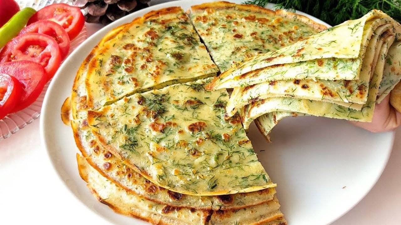 Börek tadında otlu krep... Kahvaltıda herkes yemek için sıraya giriyor! 12 500176