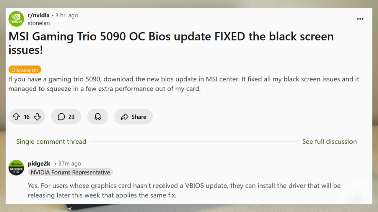 nvidia displayport sorununa icin yeni hotfix surucusunu yayinladi