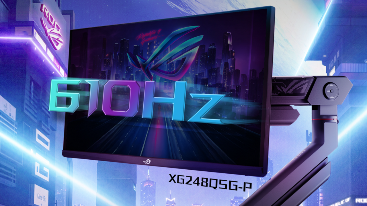 Asus 610 Hz oyuncu monitorunu t