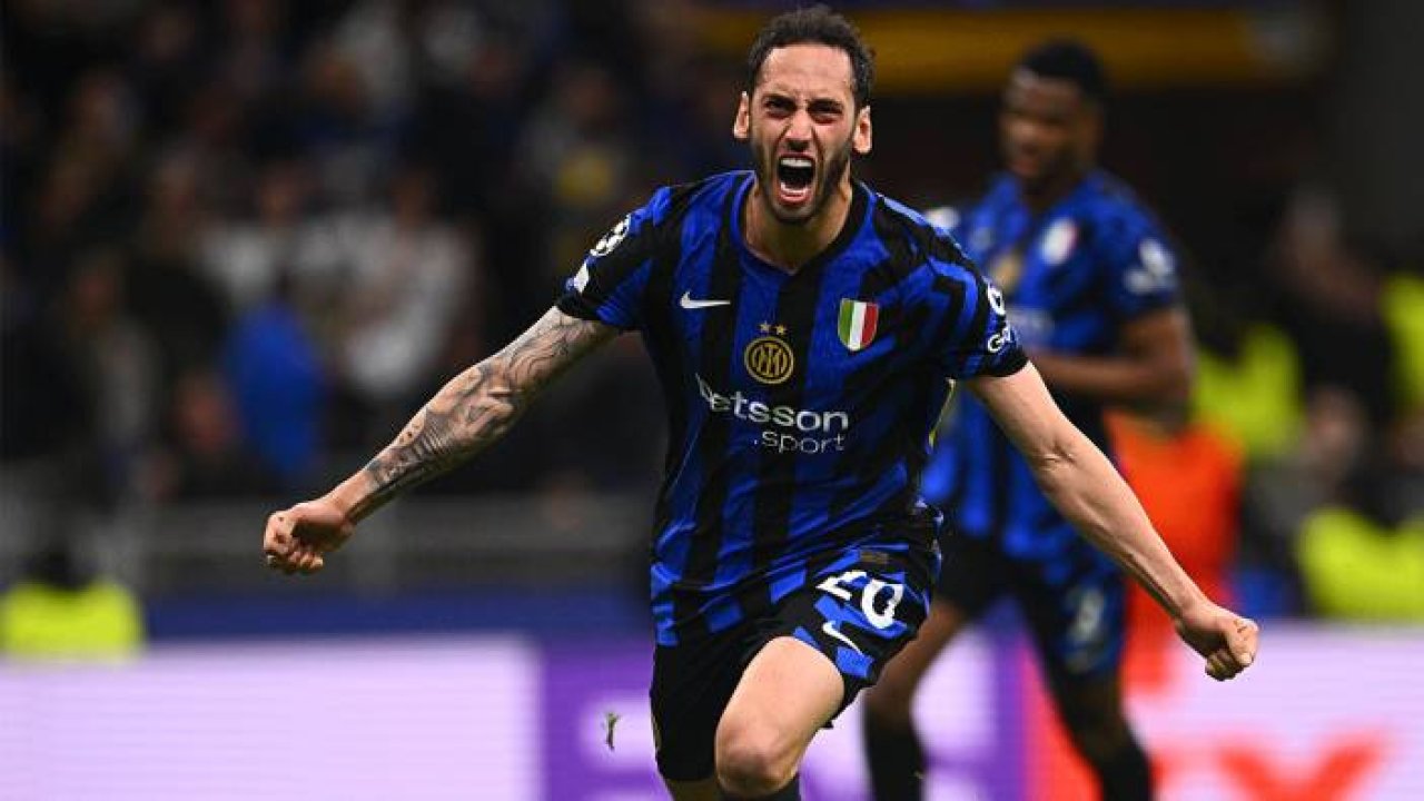 Unutulmaz mücadelede zafer Inter ve Hakan Çalhanoğlu’nun oldu 2 515709