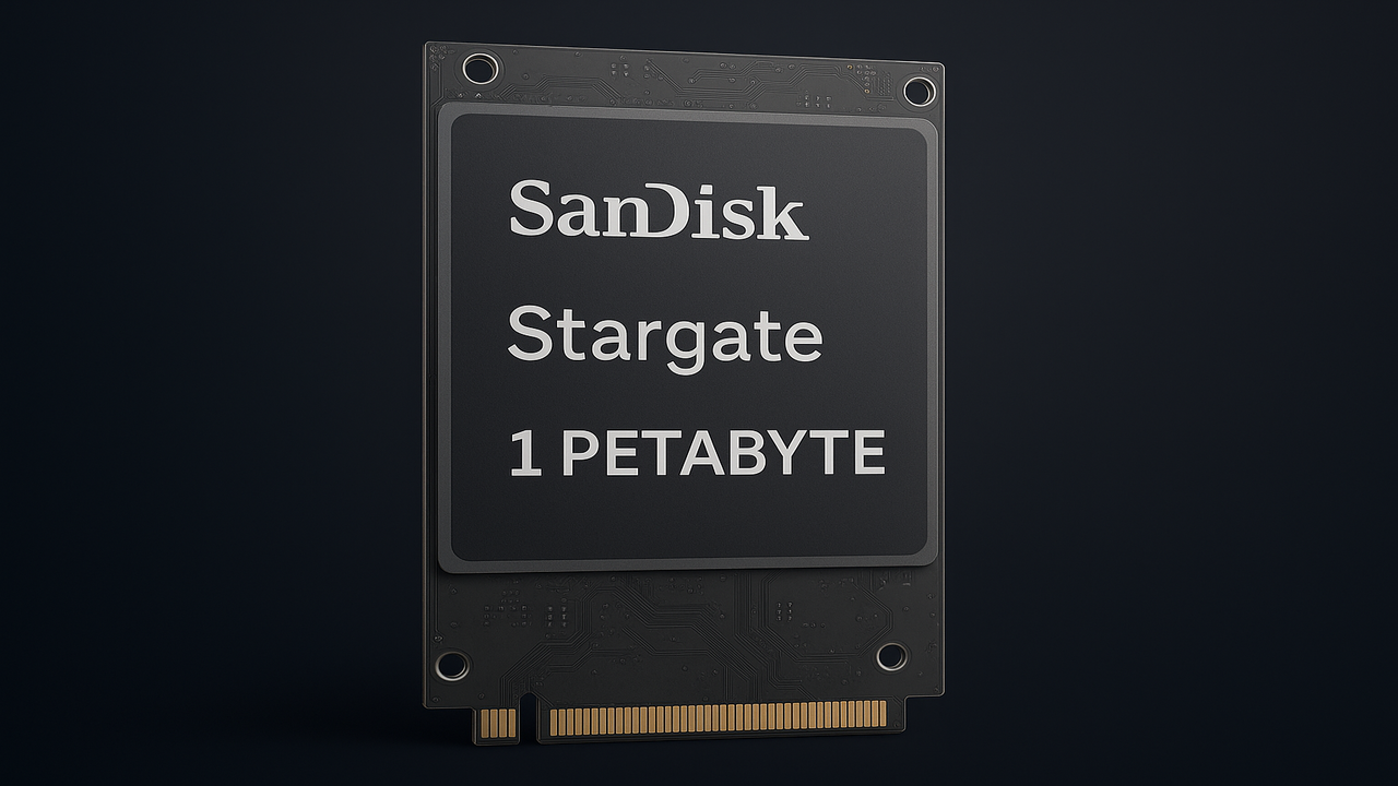 Sandisk, 1 Petabayt'lık Stargate SSD ile geliyor! 8 sandisk stargate