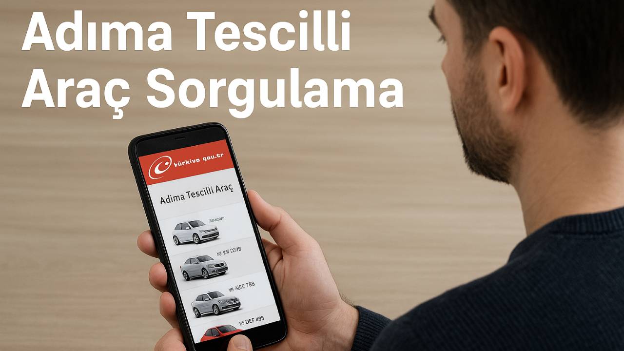 e-Devlet üzerinden Adıma Tescilli Araç Sorgulama 5 tescilli arac sorgulama