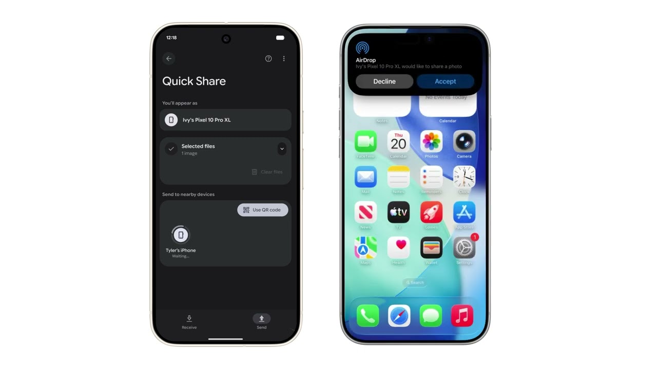 quick share ios snapdragon