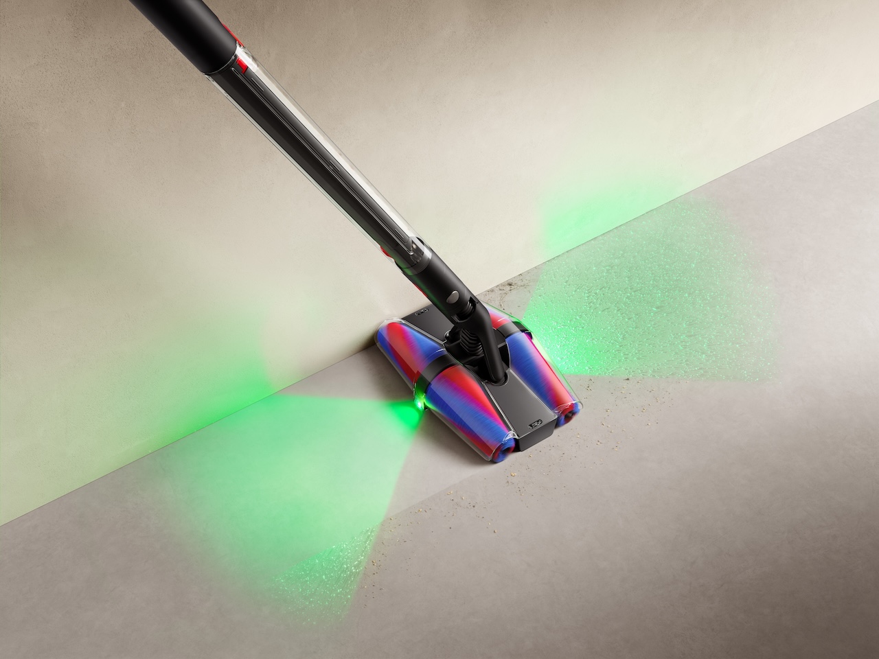 SV50 BLKBLKBLK 065 RGB InUse Landscape WallEdge Debris HardFloor ILFC LaserOn A0 MIX