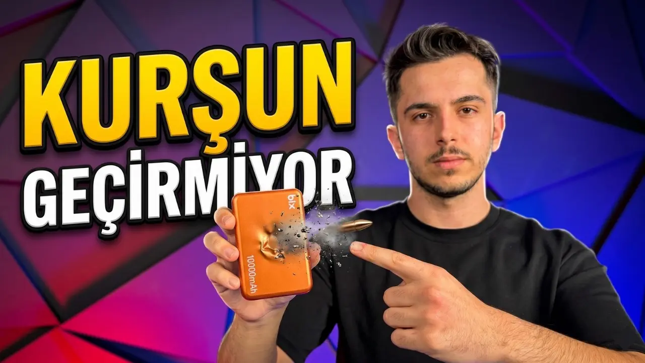 Kursun Gecirmez Powerbank 8211 Bix PB121 Inceleme video thumbnail.webp