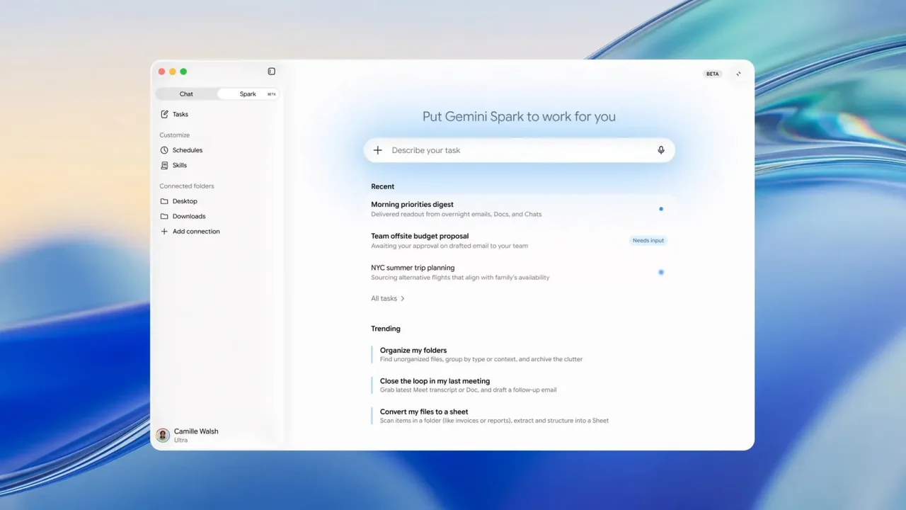 Gemini Spark için Workspace Odaklı yeni Özellikler Geldi 4 gemini spark icin workspace odakli yeni ozellikler geldi.webp
